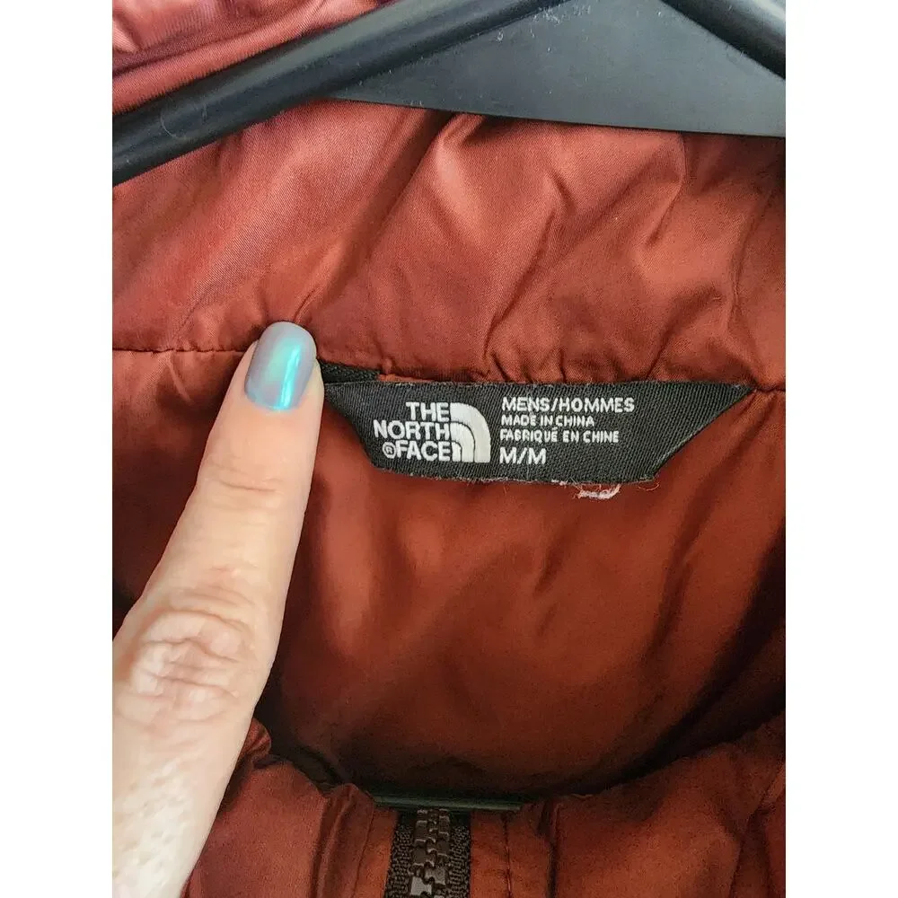 The North Face Jacket Men Medium Rust Triclimate Zip Insulated Puffer 3 in‎ 1